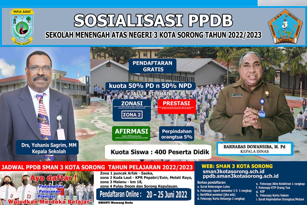 Sosialisasi Ppdb 2022 2023 – Sman3 Kota Sorong 